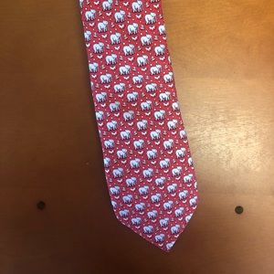 Vineyard Vines Men’s Red Elephant Republican Tie